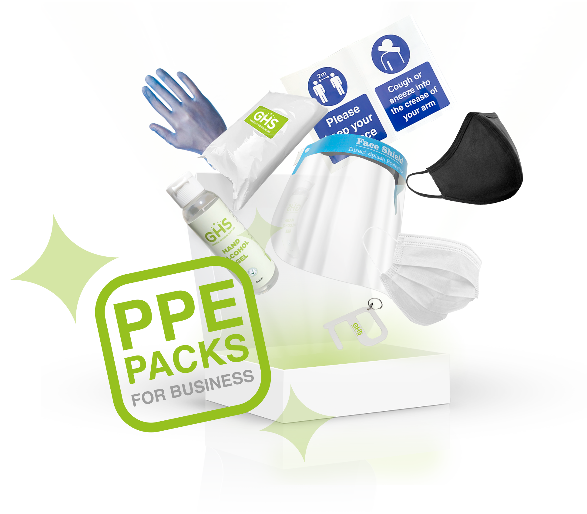 General Hygiene Supplies PPE, Janitorial, Cleaning