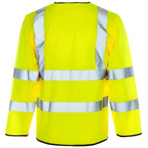 Long Sleeved Velcro Vest Hi Vis