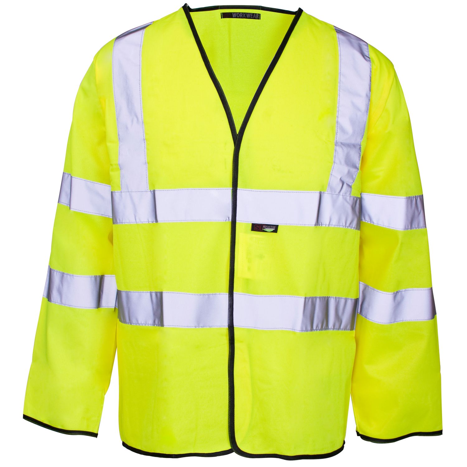 Long Sleeved Velcro Vest Hi Vis Long Sleeved Velcro Vest Hi Vis