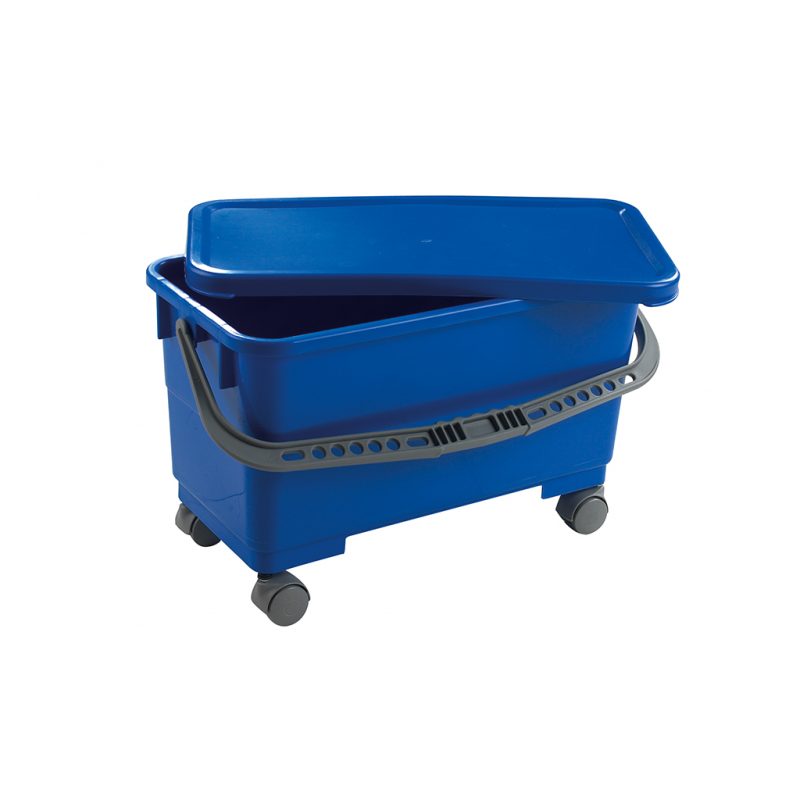 24L Window Cleaning Bucket with Lid & Castors