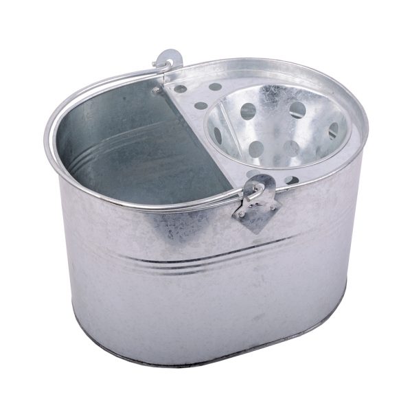 Galvanised Bucket with Wringer 13L