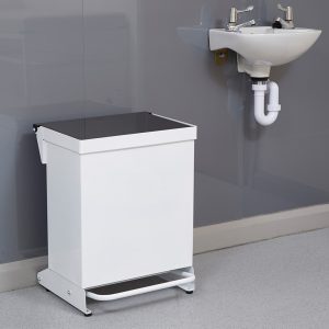 Fire Retardant 36L Pedal Bin Silent Close