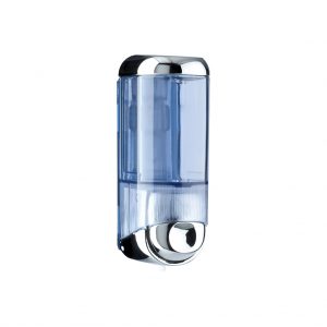 0.17L Soap Dispenser Chrome & Transparent