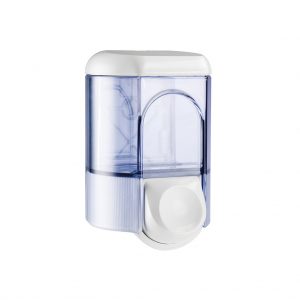 0.35L Soap Dispenser White & Transparent